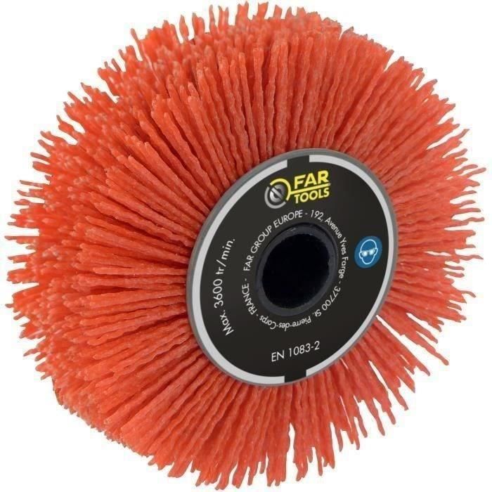 FARTOOLS Cepillo de nailon abrasivo de precisión Ø120mm / L20mm FARTOOLS Cepillo de nailon abrasivo de precisión Ø120mm / L20mm