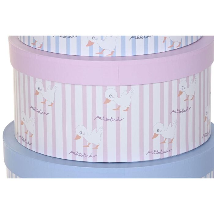 Caja Baby DKD Home Decor Rosa Azul 37.5 x 18 x 37.5 cm Set de 10 1 Caja Baby DKD Home Decor Rosa Azul 37.5 x 18 x 37.5 cm Set de 10 1