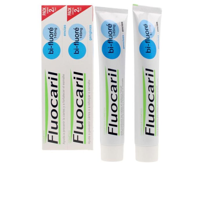 Fluocaril BI-FLUORÉ 145 mg dentífrico encías 2 x 75 ml Pasta de dientes