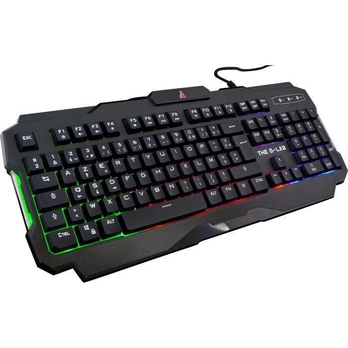 Combo Gaming 4 en 1 - Teclado retroiluminado / Ratón retroiluminado / Auriculares + Alfombrilla para ratón - THE G-LAB - COMBO-ACTINIUM/FR 1 Combo Gaming 4 en 1 - Teclado retroiluminado / Ratón retroiluminado / Auriculares + Alfombrilla para ratón - THE G-LAB - COMBO-ACTINIUM/FR 1