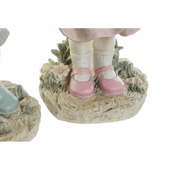Figura Shabby DKD Home Decor Rosa Azul 20 x 48.5 x 28 cm (2 Unidades) 1 Figura Shabby DKD Home Decor Rosa Azul 20 x 48.5 x 28 cm (2 Unidades) 1