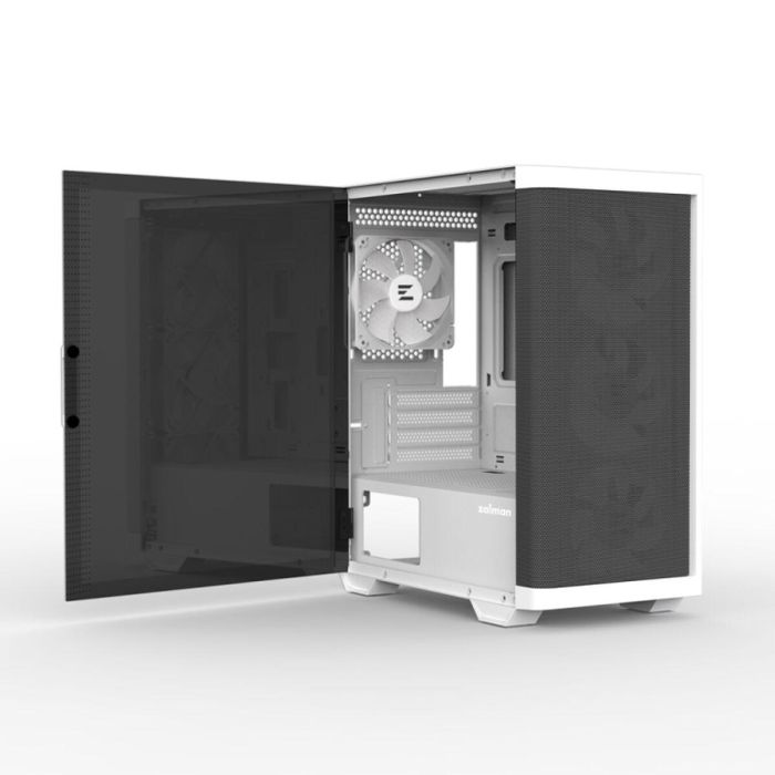Zalman M4 WHITE Carcasa Mini Tower PC Negro/Blanco, Compatible Micro-ATX/Mini-ITX con Ventana Lateral y Panel Vidrio Templado 5 Zalman M4 WHITE Carcasa Mini Tower PC Negro/Blanco, Compatible Micro-ATX/Mini-ITX con Ventana Lateral y Panel Vidrio Templado 5