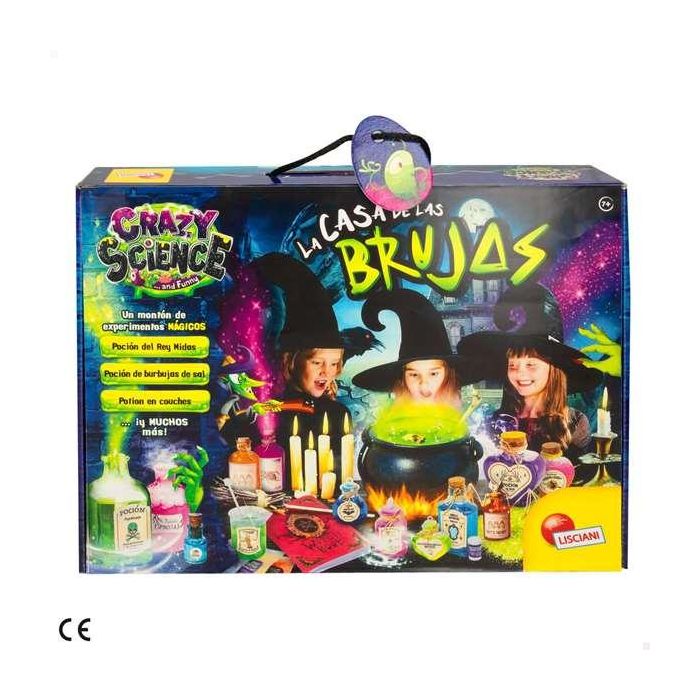 Juego cientifico crazy science la casa de las brujas con un monton de experimetos.