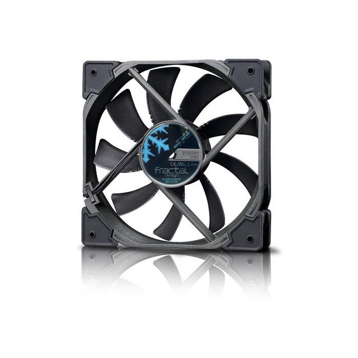 Fractal Design Venturi HP-14 PWM Carcasa del ordenador Ventilador 14 cm Negro, Gris