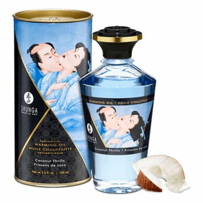 Aceite de Masaje Erótico Shunga SHU127-COCONUT 100 ml Coco 4 Aceite de Masaje Erótico Shunga SHU127-COCONUT 100 ml Coco 4
