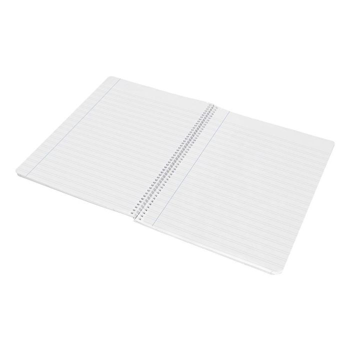 Cuaderno Espiral Liderpapel A4 Wonder Tapa Plastico 80H 90 gr Pauta Ancha 3,5 mm Con Margen Colores Surtidos 10 unidades 6