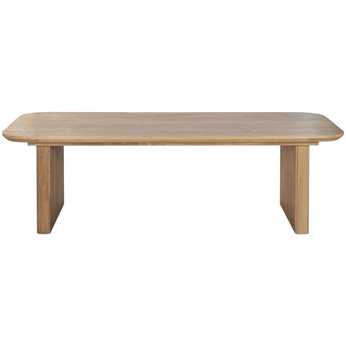 DKD Home Decor Mesa Tropical de Madera de Teca Desmontable, 250 cm Ancho, 100 cm Largo, 77 cm Alto 1
