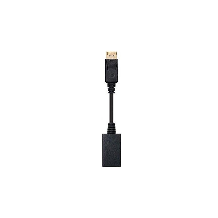 Adaptador DisplayPort a HDMI NANOCABLE 10.16.0502 15 cm Negro Adaptador DisplayPort a HDMI NANOCABLE 10.16.0502 15 cm Negro
