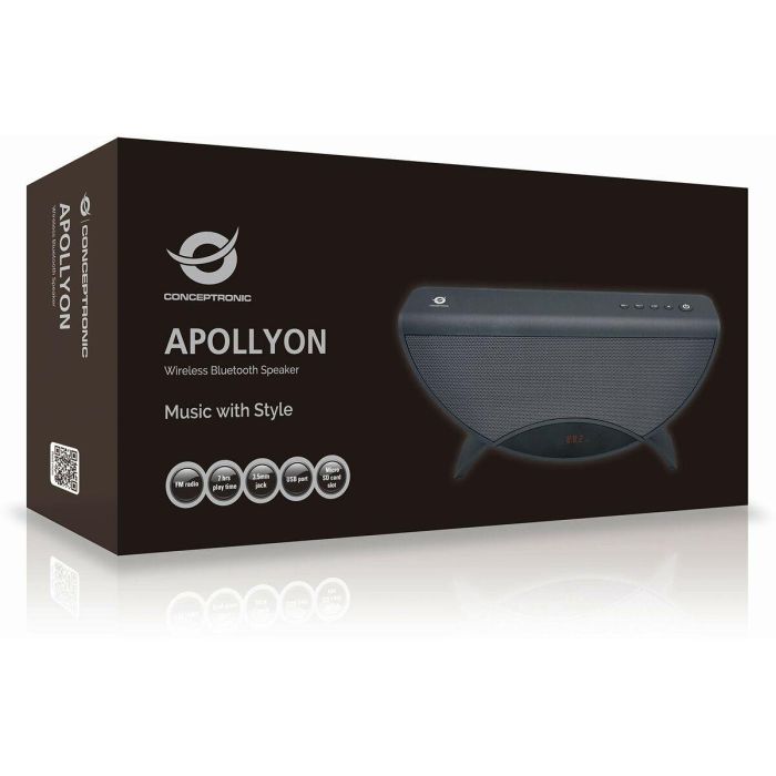 Altavoz Bluetooth Portátil Conceptronic Dorado 10 W 1