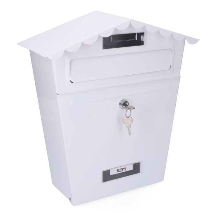 Edm Buzón de acero modelo Classic blanco 295 x 105 x 355 mm