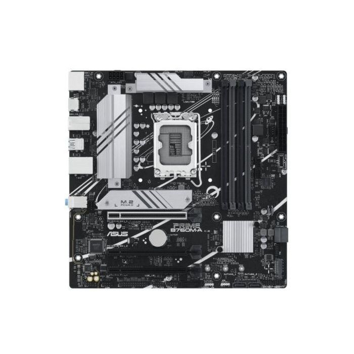 Asus PRIME B760M-A-CSM Placa Base Intel LGA 1700, B760, DDR5 hasta 128GB, 2HDMI+DP, 4SATA+2M.2, USB 3.2+USB-C, 2.5GB Ethernet, Micro ATX - 90MB1EK0-M1EAYC 1 Asus PRIME B760M-A-CSM Placa Base Intel LGA 1700, B760, DDR5 hasta 128GB, 2HDMI+DP, 4SATA+2M.2, USB 3.2+USB-C, 2.5GB Ethernet, Micro ATX - 90MB1EK0-M1EAYC 1