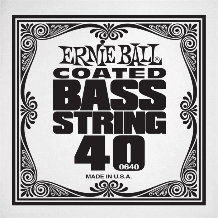 Ernie Ball Cuerda de Bajo Slinky Coated Entorchada 0.40