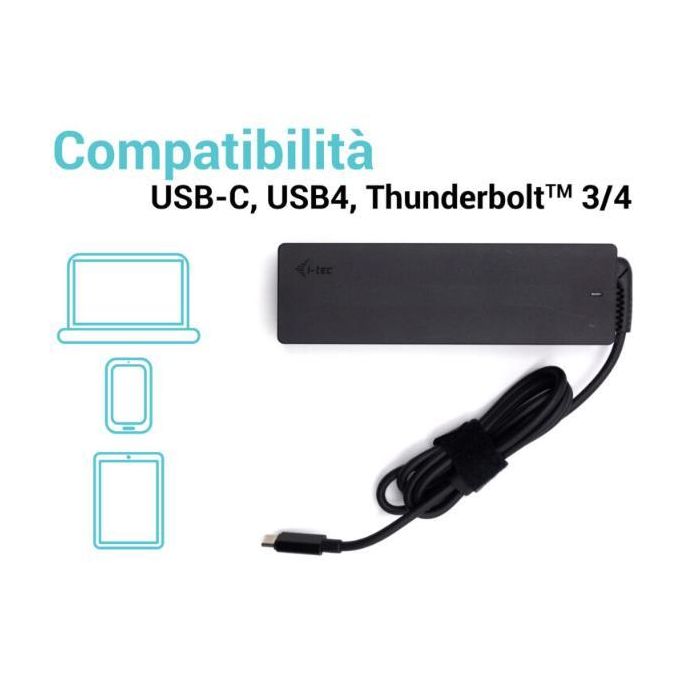 Cargador portátil i-Tec CHARGER-C100W Negro 3
