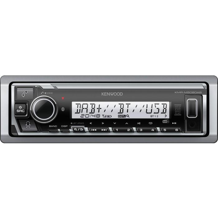 Kenwood KMR-M508DAB Radio Receptor Marino con Bluetooth, USB y Sintonizador DAB+, Negro, 200W 0 Kenwood KMR-M508DAB Radio Receptor Marino con Bluetooth, USB y Sintonizador DAB+, Negro, 200W 0