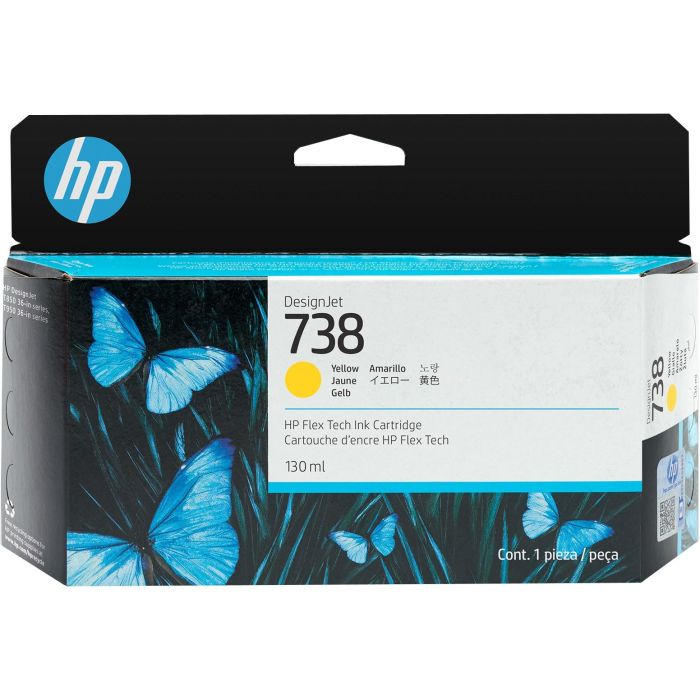 HP DESIGNJET 738 CARTUCHO AMARILLO 130ML