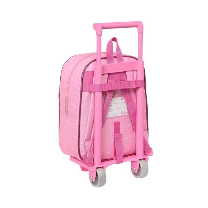 Mochila Escolar con Ruedas Barbie Girl Rosa 22 x 27 x 10 cm 1 Mochila Escolar con Ruedas Barbie Girl Rosa 22 x 27 x 10 cm 1