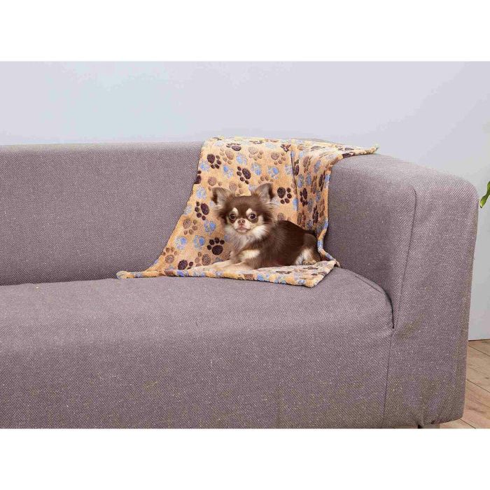 Manta para Mascotas Trixie Laslo Beige 75 × 50 cm 2
