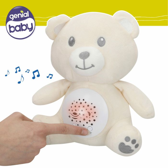 Peluche Proyector LED Colorbaby Felpa Plástico 20 x 25 x 12 cm (4 Unidades) 5