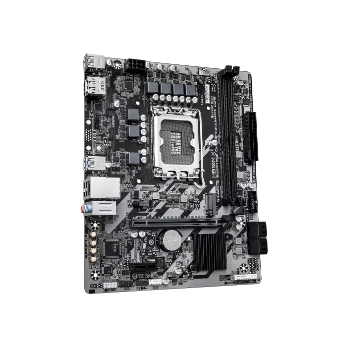 Gigabyte H810M K Placa Base Intel LGA 1851 DDR5 128GB HDMI DP 4SATA M.2 GBLAN Micro ATX