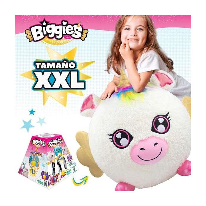 Peluche Biggies Crecen sin parar!Suaves y tiernos. Incluye bomba para inflarlo Aumenta su tamaño x 10 51,5 cm - Modelos surtidos 3