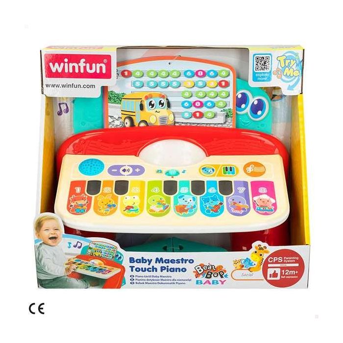 Piano bebe con luz,sonidos y melodias (Winfun) 1