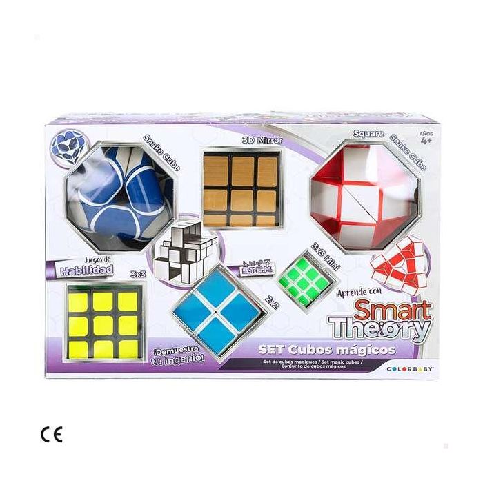 Cubo rompecabezas mágico set de 6 cubos