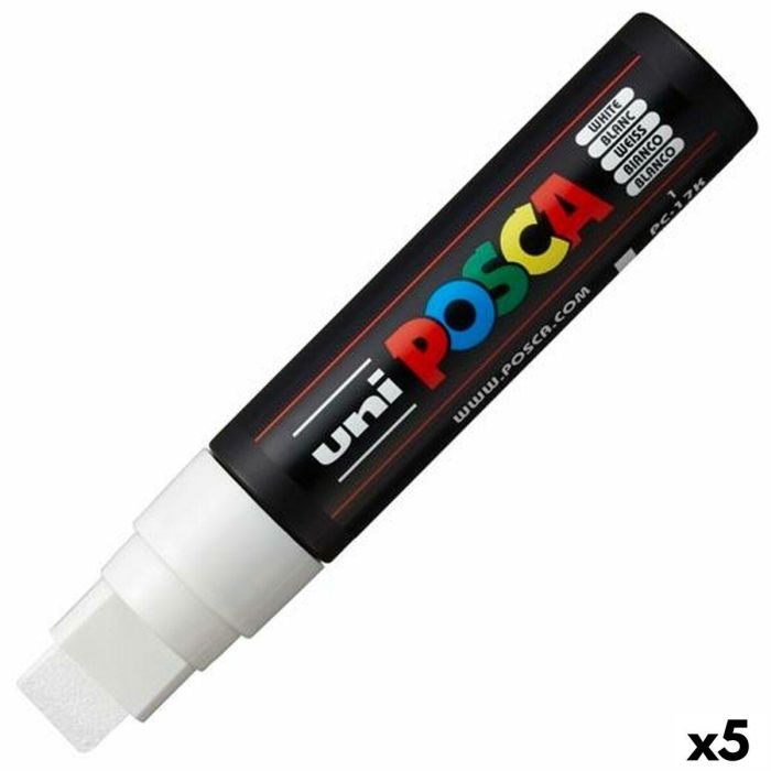 Rotuladores POSCA PC-17K Blanco 5 Unidades 0 Rotuladores POSCA PC-17K Blanco 5 Unidades 0