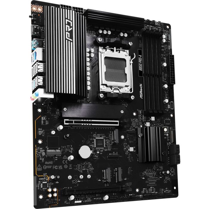 ASRock AM5 B850 Pro-A Placa Base ATX para AMD Ryzen DDR5 4 ASRock AM5 B850 Pro-A Placa Base ATX para AMD Ryzen DDR5 4