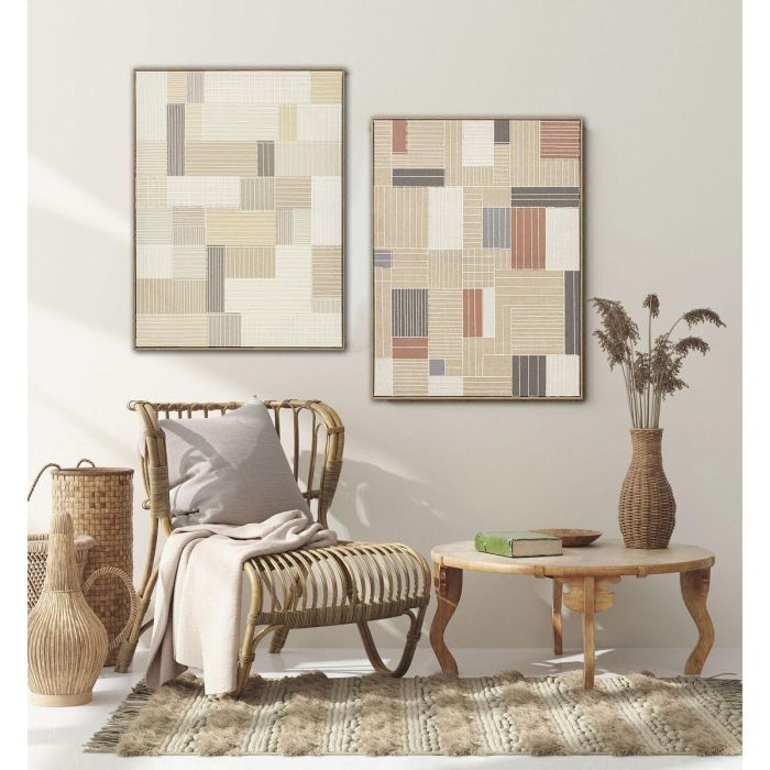 Cuadro Urban DKD Home Decor Beige Marron 3 x 80 x 60 cm (2 Unidades) 1 Cuadro Urban DKD Home Decor Beige Marron 3 x 80 x 60 cm (2 Unidades) 1