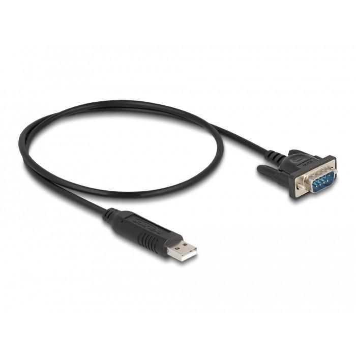 DELOCK Adapterkabel USB 2.0 Typ-A St zu 1 x Seriell 50cm 1
