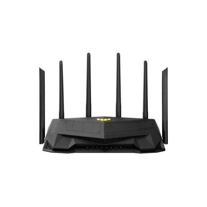 Router Gaming Inalámbrico Asus TUF AX6000/ WiFi 6/ 6000Mbps/ 2.4GHz 5GHz/ 6 Antenas/ WiFi 802.11ax/ac/n/a/ - n/b/g Router Gaming Inalámbrico Asus TUF AX6000/ WiFi 6/ 6000Mbps/ 2.4GHz 5GHz/ 6 Antenas/ WiFi 802.11ax/ac/n/a/ - n/b/g