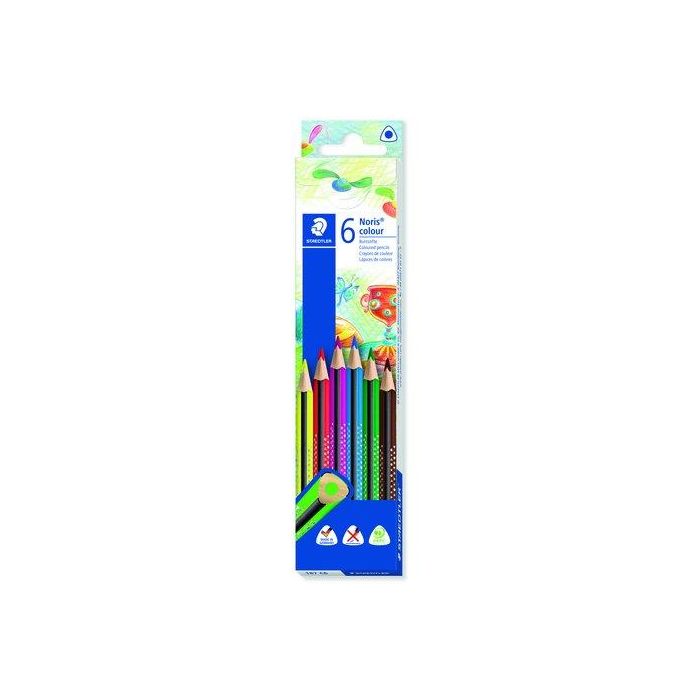 Lapices De Colores Staedtler 187 Noris Colour Wopex Estuche De 6 (Set de 10)