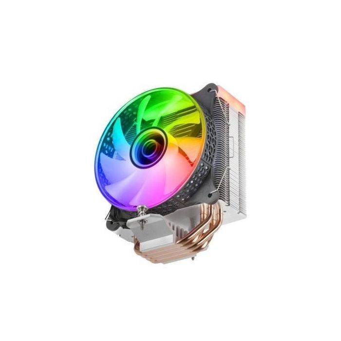Mars Gaming MCPU-VR Disipador CPU de Aire ARGB Doble Espejo Infinito 180W TDP Ventilador 120mm Multisocket Universal 3