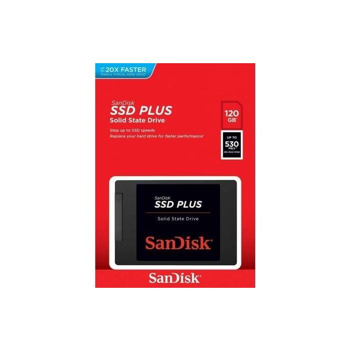 Disco SSD SanDisk Plus 120GB/ SATA III 3