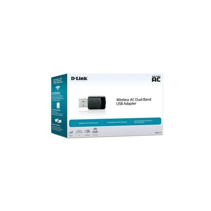 Adaptador USB - WiFi D-Link MU-MIMO DWA-171/ 433Mbps 3 Adaptador USB - WiFi D-Link MU-MIMO DWA-171/ 433Mbps 3