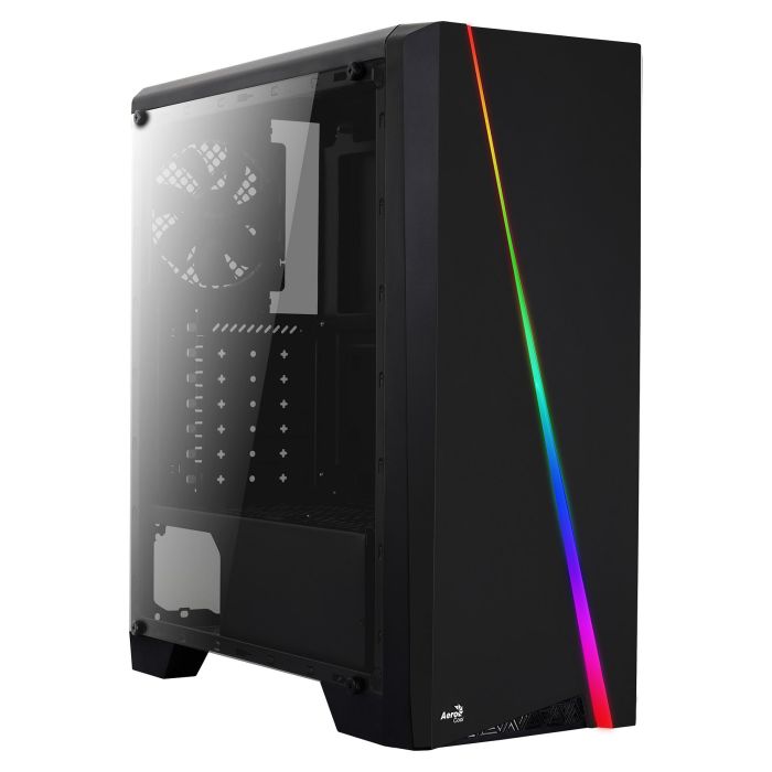 Aerocool Cylon Midi Tower ATX Negro Gaming con Ventana Lateral e Iluminación