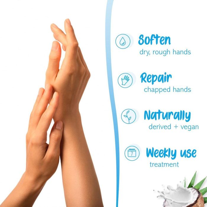 7Th Heaven Mascarilla de Manos COCONUT - Hidratación Intensa y Protección con Manteca de Karité y Aceite de Argán - Vegano 2 7Th Heaven Mascarilla de Manos COCONUT - Hidratación Intensa y Protección con Manteca de Karité y Aceite de Argán - Vegano 2