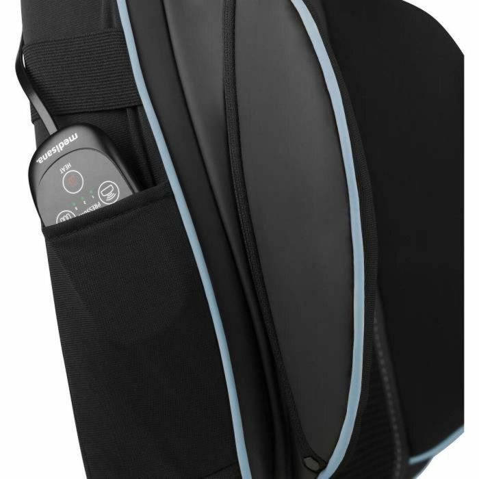 Medisana MC 825 Asiento de Masaje shietysu y Acupresión, Negro y Azul 3
