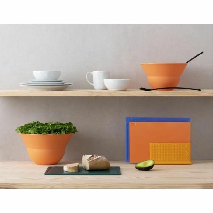 Bodum GOB0699965464592 - Juego de 2 Cuencos de 3 L y 4,9 L con Cubiertos para Ensalada - Color Bellini Naranja Topee 3