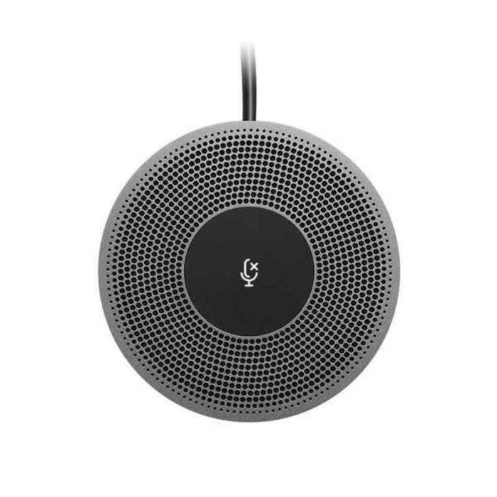 Logitech 989-000405 Micrófono para Conferencias Alámbrico Gris para Presentación compatible con Logitech MeetUp