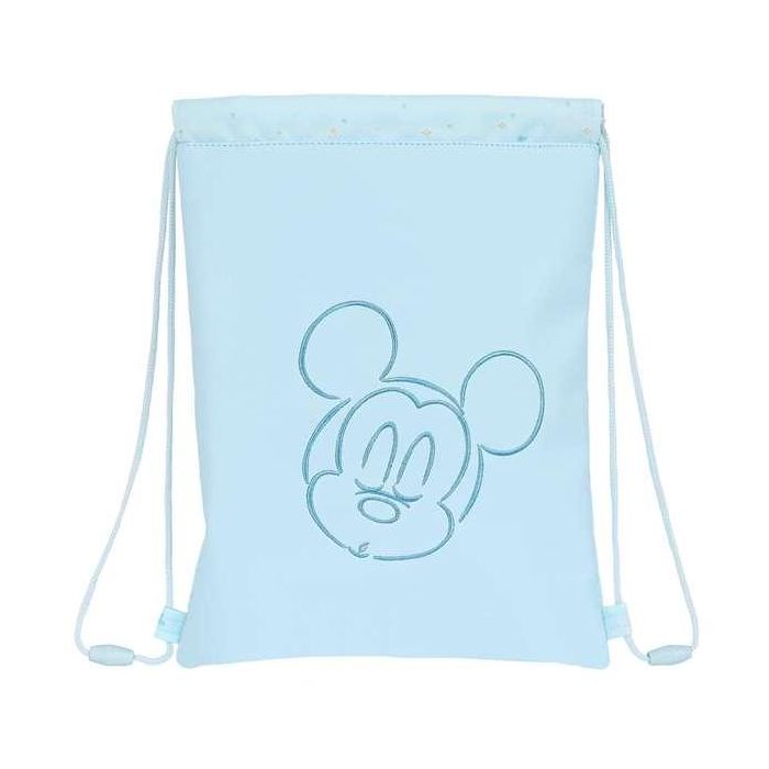 Safta Saco Plano Junior Mickey Mouse Baby Azul Claro