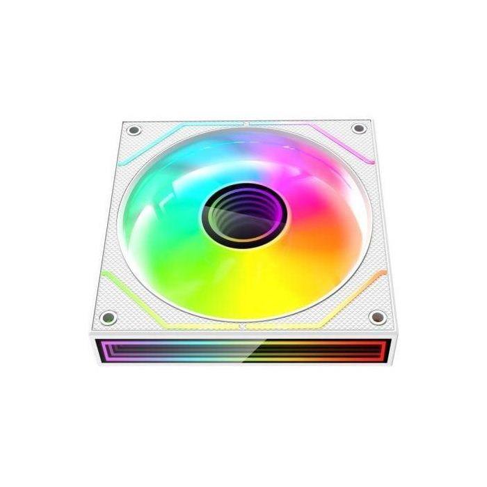 Pack 2 Ventiladores Mars Gaming MF-3DPROX2R/ 12cm/ ARGB/ Blancos 4 Pack 2 Ventiladores Mars Gaming MF-3DPROX2R/ 12cm/ ARGB/ Blancos 4