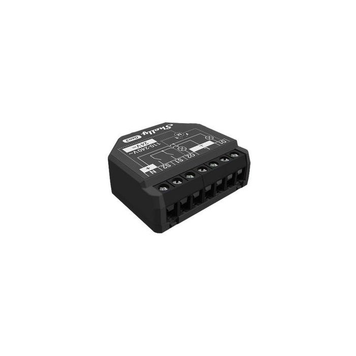 Shelly 2PM Gen3 Relé Interruptor Inteligente Wi-Fi Bluetooth 2 Canales 16A con Medición de Potencia para Empotrar