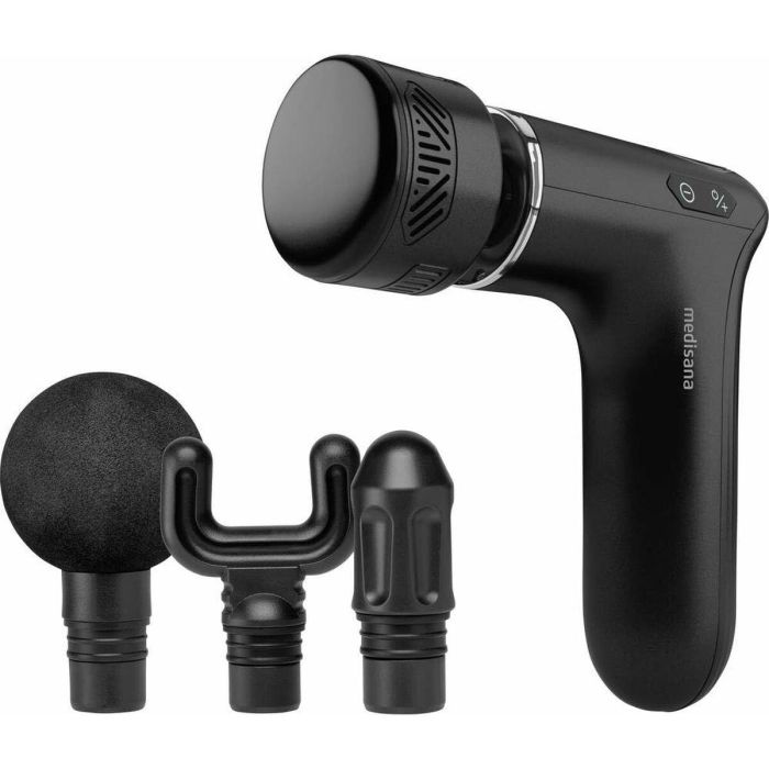 Medisana MG 560 Pistola de Masaje Frío y Calor, 10 Intensidades de Percusión, 3 Niveles, 4 Accesorios, Color Negro 6 Medisana MG 560 Pistola de Masaje Frío y Calor, 10 Intensidades de Percusión, 3 Niveles, 4 Accesorios, Color Negro 6