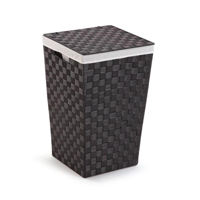 Cesto para la Ropa Sucia Versa Gris Poliéster Metal Polipropileno 33 x 52 x 33 cm 0 Cesto para la Ropa Sucia Versa Gris Poliéster Metal Polipropileno 33 x 52 x 33 cm 0