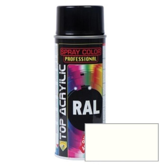 Spray Acrilico Bl/Satin.Ral-9010 400Ml Top Acrylic Spray Acrilico Bl/Satin.Ral-9010 400Ml Top Acrylic
