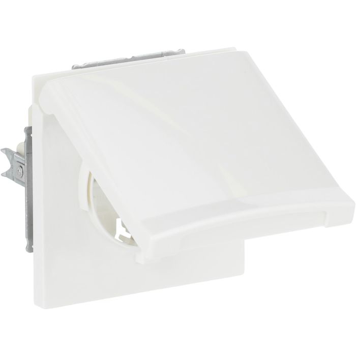 BUSCH JAEGER Allwetter - Steckdosen-Einsatz Klappdeckel - UP *alpinweiss* 2 BUSCH JAEGER Allwetter - Steckdosen-Einsatz Klappdeckel - UP *alpinweiss* 2