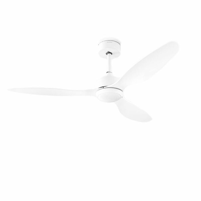 Ventilador de Techo con Luz LED y 3 Aspas ABS Flaled InnovaGoods Blanco 36 W 52" Ø132 cm 4 Ventilador de Techo con Luz LED y 3 Aspas ABS Flaled InnovaGoods Blanco 36 W 52" Ø132 cm 4
