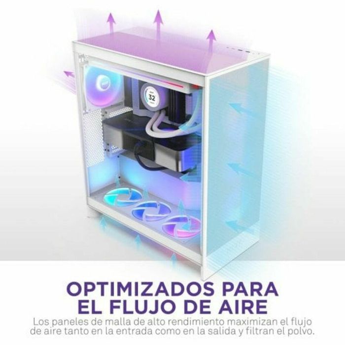 NZXT CM-H72FW-01 H7 Flow - Caja Semitorre de PC ATX/Micro-ATX/Mini-ITX, Blanco 25 NZXT CM-H72FW-01 H7 Flow - Caja Semitorre de PC ATX/Micro-ATX/Mini-ITX, Blanco 25