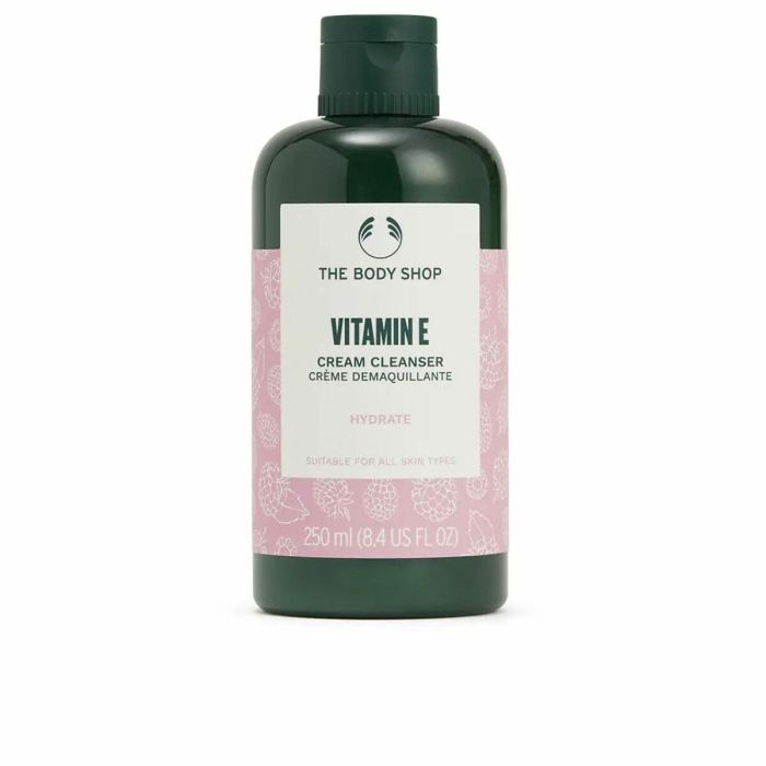 The Body Shop VITAMIN E Crema Limpiadora Facial Hidratante 250 ml – Con Vitamina E para Piel Suave